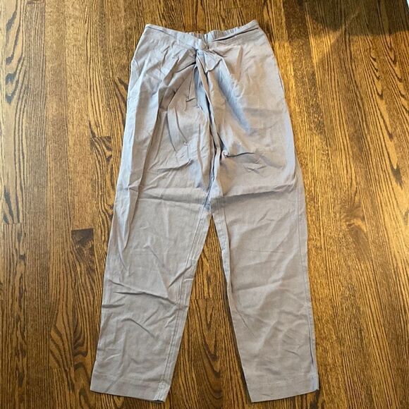 NWT Free People Small Long Wide Pant Elastic Wrap Waist Pockets - Picture 1 of 6